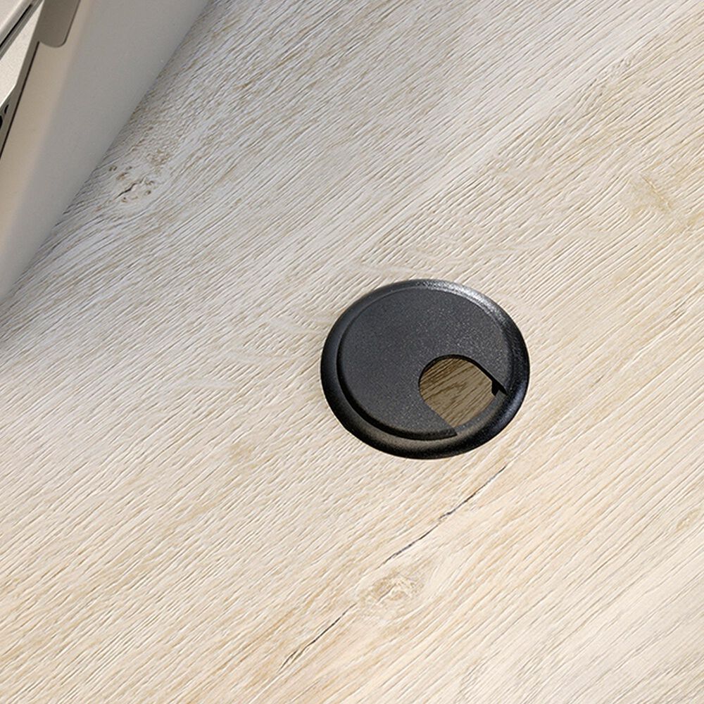 Sauder Edge Water Double-Pedestal Executive Desk in Chalked Chestnut, , large