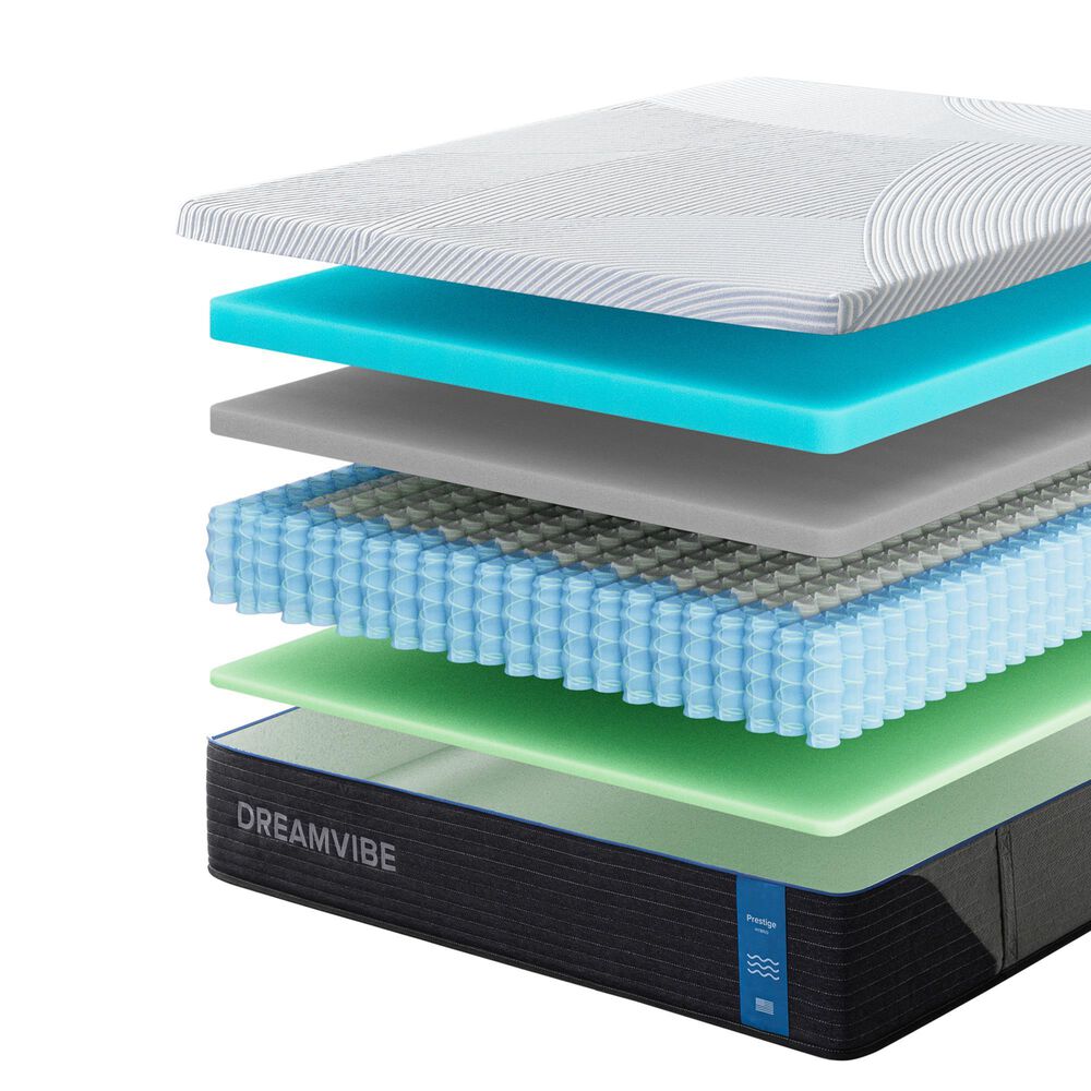 GigaCloud Prestige 14&quot; Medium Plush Hybrid Twin Mattress, , large