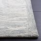Safavieh Micro-Loop MLP382F 4" x 6" Gray and Ivory Area Rug, , large