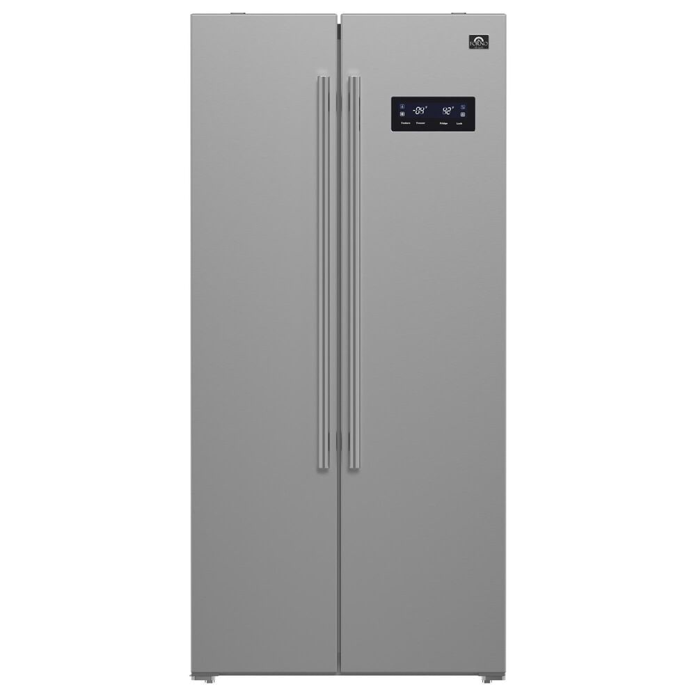 Forno Salerno 15.62 Cu. Ft. Side-By-Side Refrigerator in Stainless Steel, , large