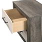 Crown Mark Rhett 4-Piece King Platform Bedroom Set in Gray and White, , large