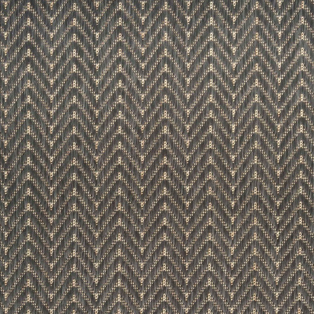 Nourison Horizon HOZ02 Charcoal 3&#39; x 5&#39; Indoor/Outdoor Area Rug, , large