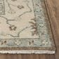 RIZZY Belmont 10" x 14" Brown, Ivory and Light Blue Area Rug, , large