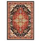 Oriental Weavers Lilihan Medallion 4929A 7"10" x 10"10" Black and Red Area Rug, , large