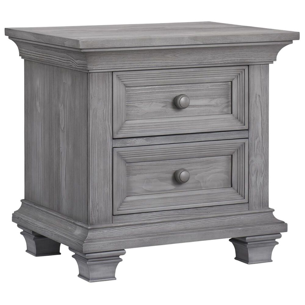 Oxford Baby Westport 2 Drawer Nightstand in Dusk Gray, , large