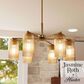 Hunter Beverly Glen Jasmine Roth 6-Light Chandelier in Luxe Gold, , large