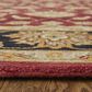 Feizy Wagner 8942F 5" x 8" Red and Black Area Rug, , large