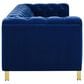 Steve Silver Charlene Stationary Sofa in Sapphire Blue Velvet, , large