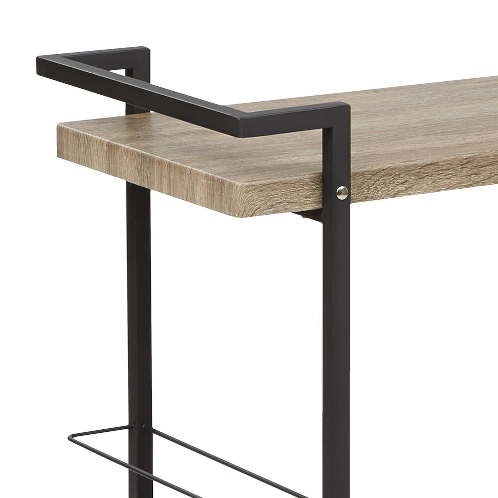 OSP Home Maxell Serving Cart in Ash and Black, , large