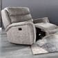 New Heritage Design Kamari Manual Glider Recliner in Gray, , large