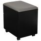 Valor Living Mobile File with Padded Seat in Black, , large
