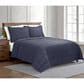 Ann Gish Slub Tencel 3-Piece King Quilted Coverlet Set in Marine, , large