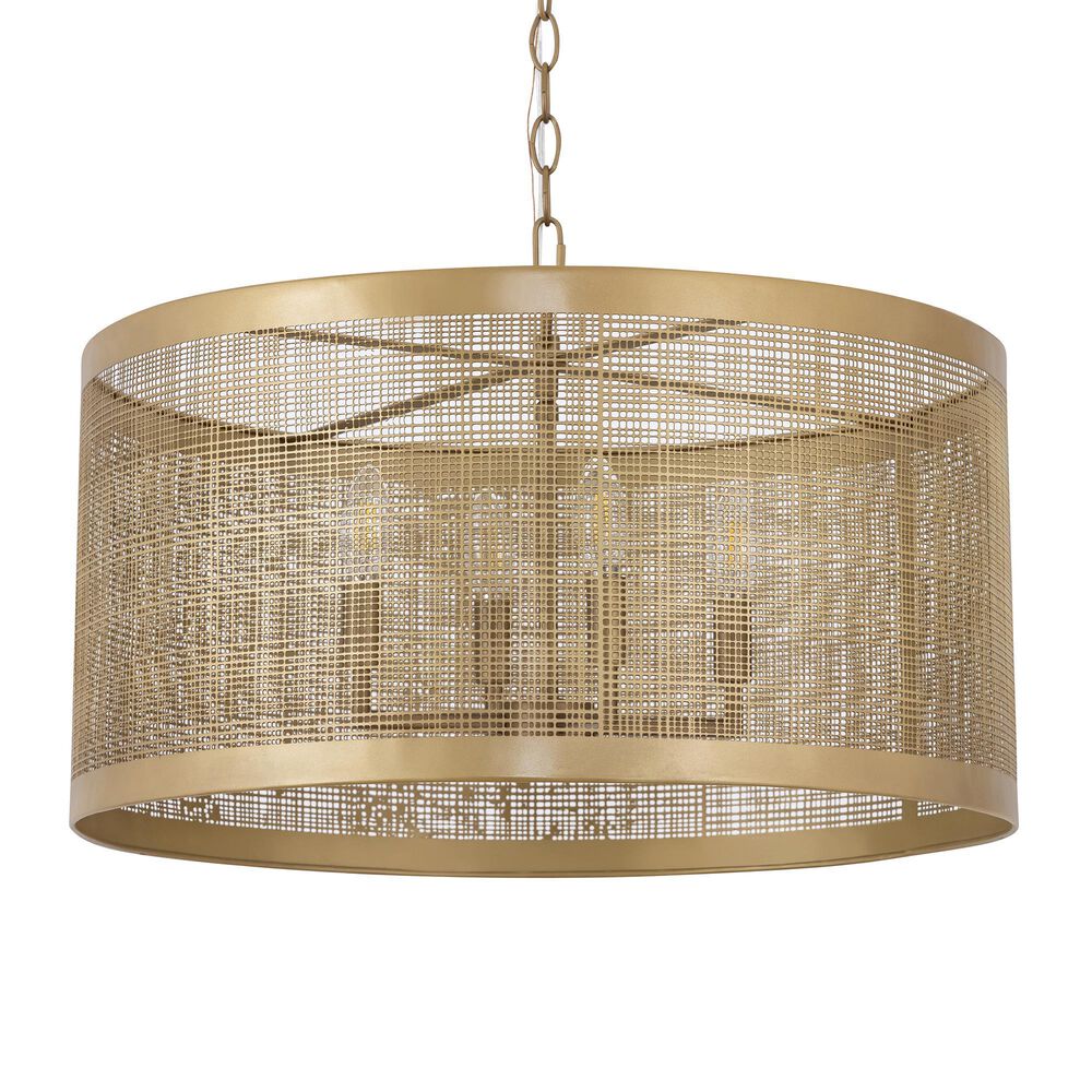 Maxim Lighting Hatcher 24" 4-Light Pendant in Gold, , large
