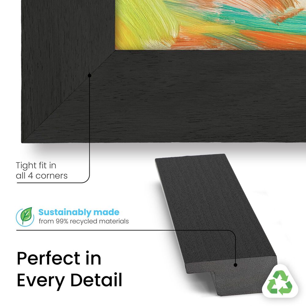 Deco TV Frames Slim 32" Frame Bezel for Samsung the Frame TV in Museum Espresso, , large