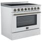 Forno Paolo 36" Freestanding Electric Range in White, , large