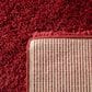 Safavieh August Shag 5"3" x 7"6" Burgundy Area Rug, , large