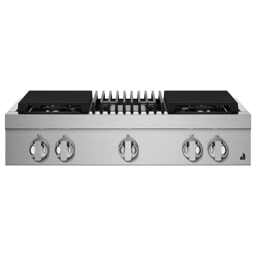 JennAir 36" Noir Gas Rangetop w/ Grill - Stainless Steel, , large