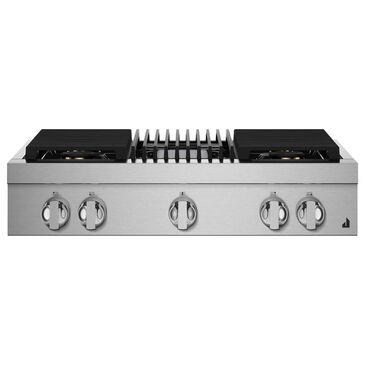 JennAir 36" Noir Gas Rangetop w/ Grill - Stainless Steel, , large