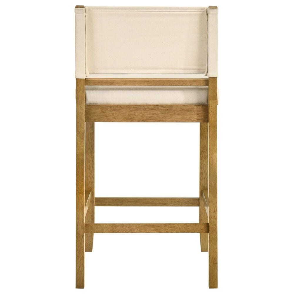 Armen Living Yaneli Swivel Counter Height Stool in Amber Glow, , large