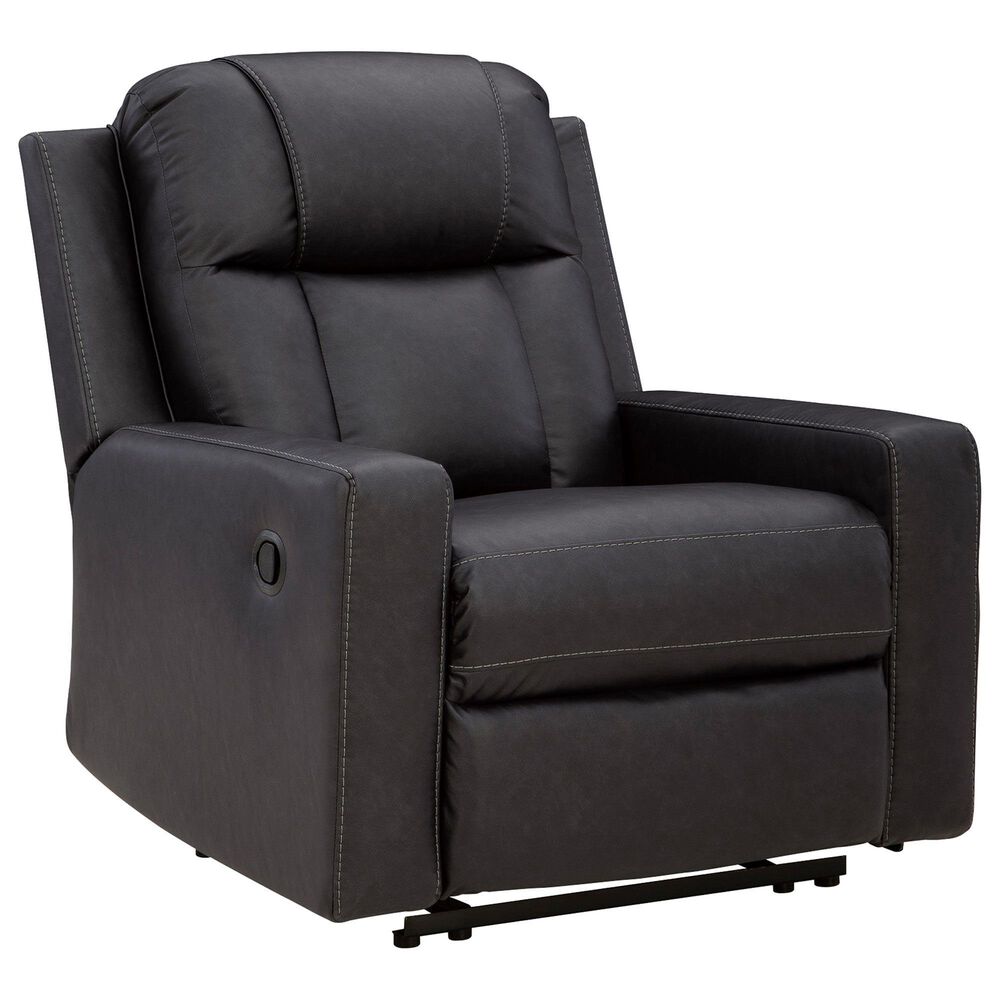 Ashley Mackmenville Manual Zero Wall Recliner in Carbon, , large