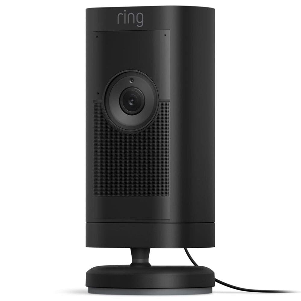 Ring Stick Up Cam Pro Battery Indoor/Outdoor Security Camera in Black, , large
