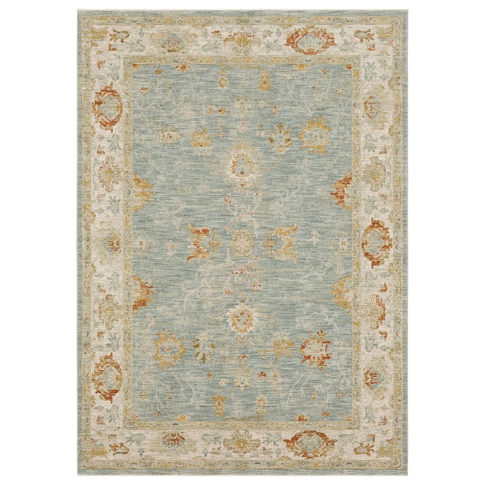 Karastan Adalia10" x 14" Blue Area Rug, , large