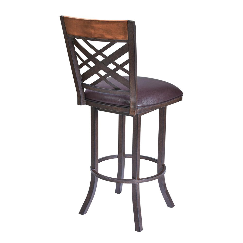 Blue River Tahiti 26&quot; Armless Barstool in Brown, , large