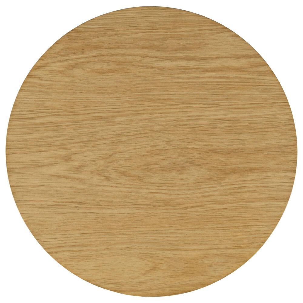 Waltham Brix Round End Table in Oak, , large