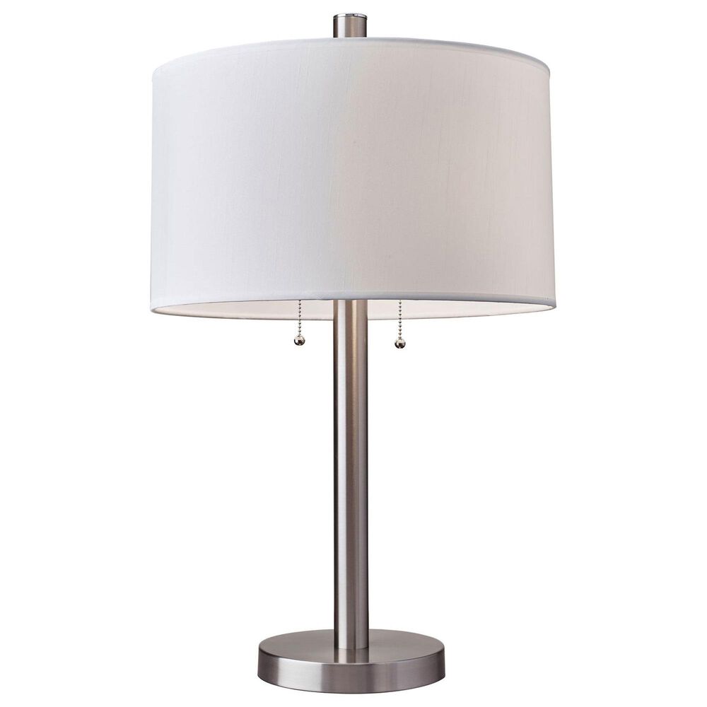 Adesso Boulevard Table Lamp in Brushed Steel, , large