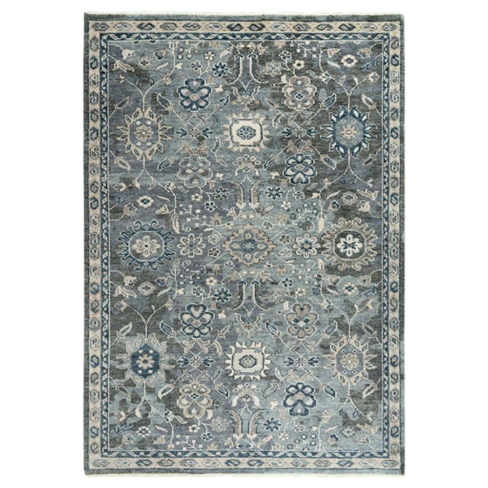 RIZZY Ashton ATN921 6" x 9" Gray Area Rug, , large