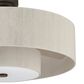 Hunter Brookside Jasmine Roth 30" Indoor Ceiling Fandelier with LED Light and Remote Control in Matte Bronze, , large