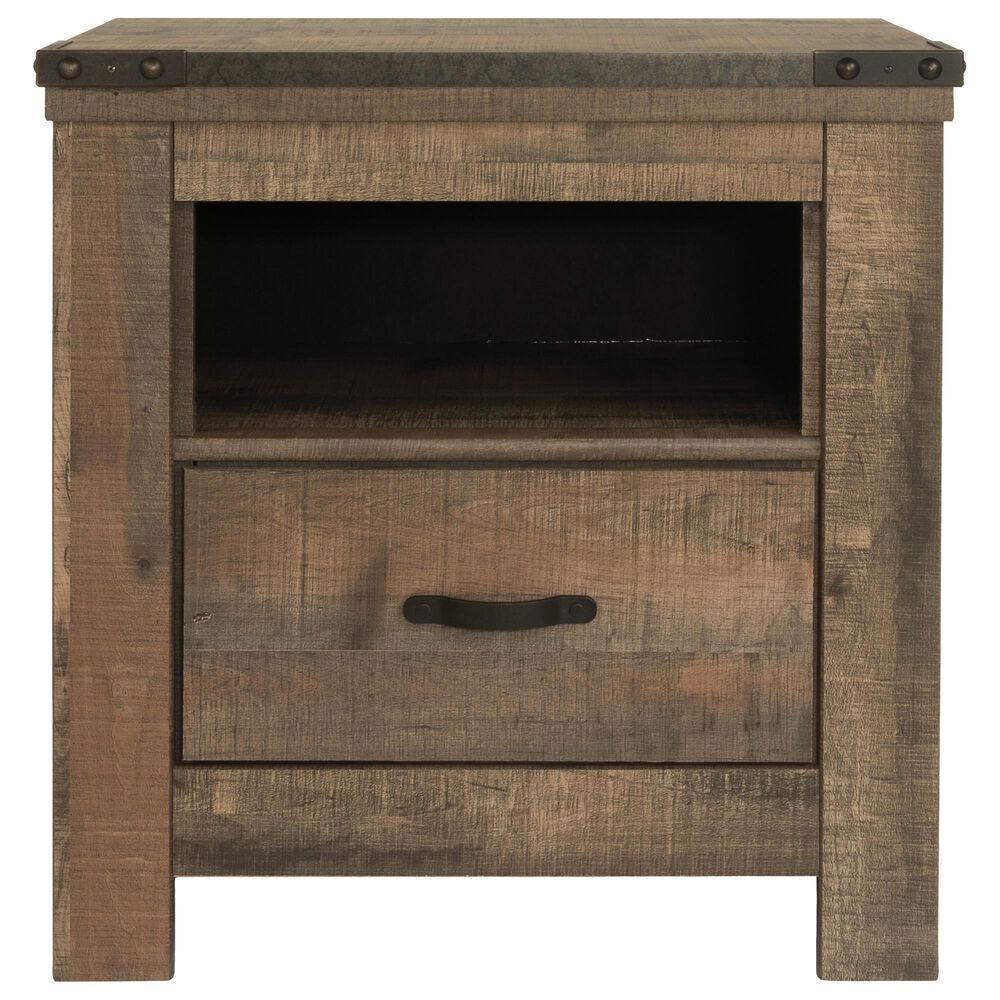 Ashley Trinell 4-Piece Full Bedroom Set in Brown, , large