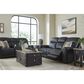 Ashley 5Z-Comfort Power Reclining Sofa and Loveseat Set in Onyx, , large