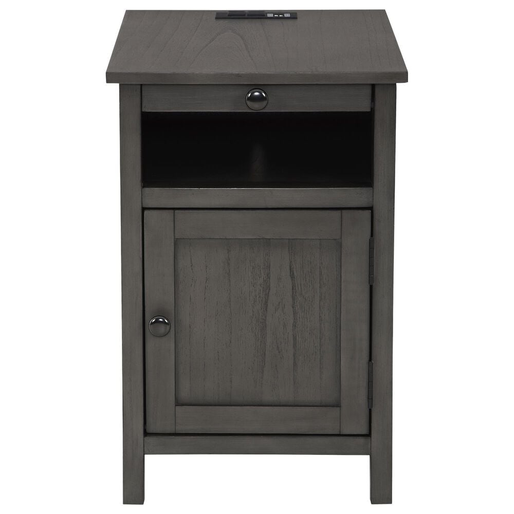 Ashley Treytown Chairside End Table in Gray, , large