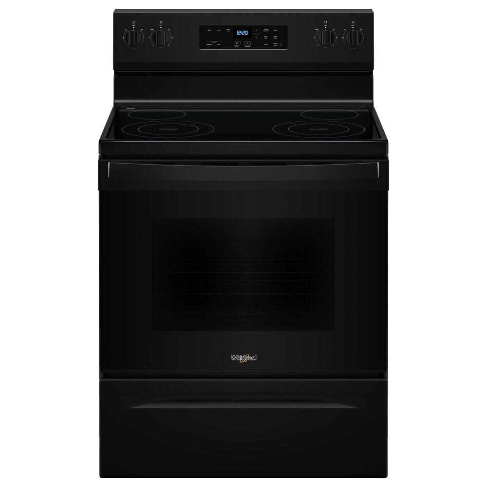 Whirlpool 5.3 Cu. Ft. Electric Range with No Preheat Mode in Black Stainless Steel, , large