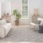 Nourison Easy Care 8" x 10" Silver Grey Indoor/Outdoor Area Rug, , large