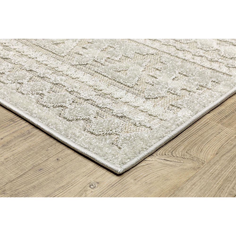 Oriental Weavers Tangier TAN01 3&#39;3&quot; x 5&#39; Beige Area Rug, , large