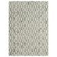 Feizy Lorrain 10" Round Green and Ivory Area Rug, , large