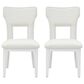 Ashley Chalanna Dining Chair Set of 2 in White, , large