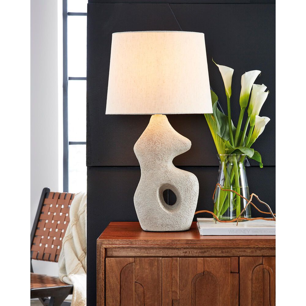 Ashley Chadrich Table Lamp in Antique Beige &#40;Set of 2&#41;, , large
