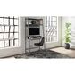 Ashley Yarlow Writing Desk with Shelf in Black, , large