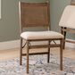 Linon Home Decor Bauer Cane Folding Side Chair in Brown, , large