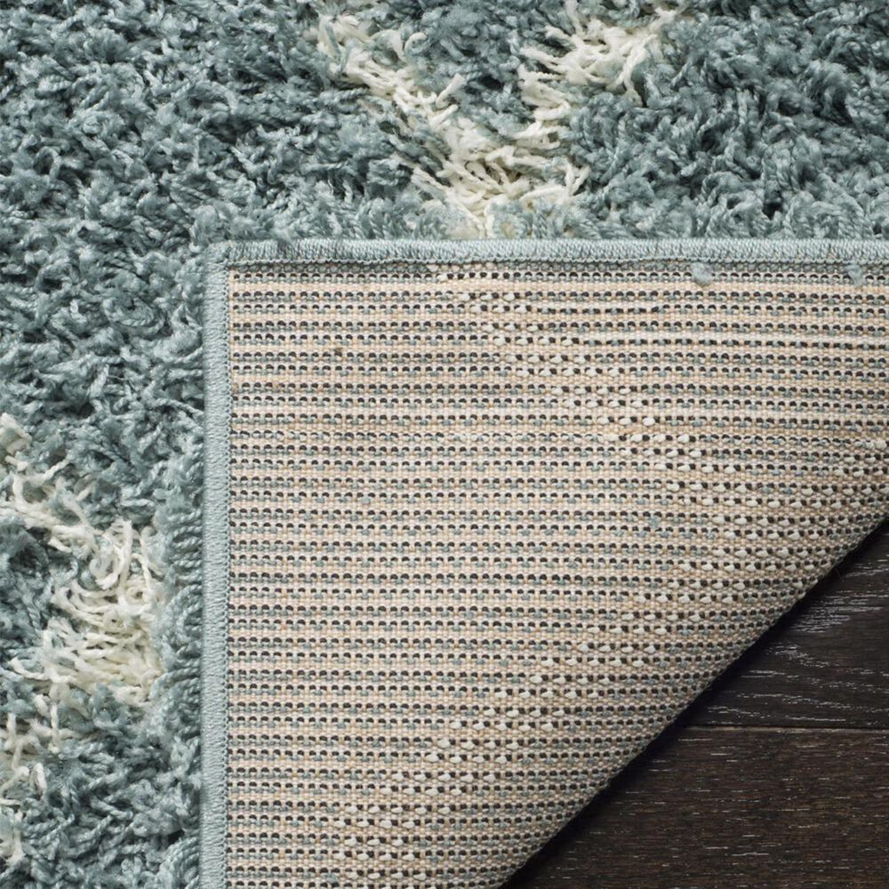 Safavieh Dallas Shag SGD258C-10 10&#39; x 14&#39; Seafoam/Ivory Area Rug, , large