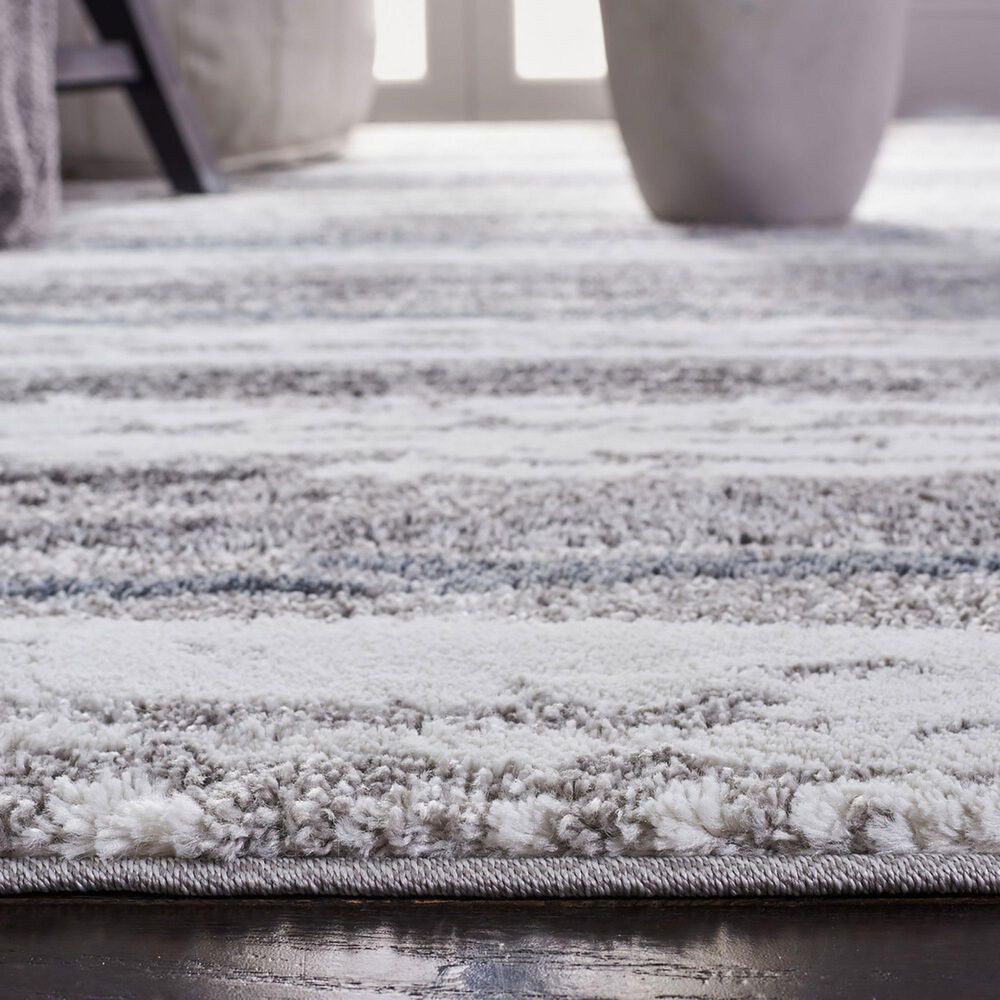 Safavieh Century 6'7" Square Grey and Blue Area Rug, , large