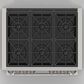 Fulgor Milano Sofia 5.7 Cu. Ft. 36" Professional Dual Fuel Range in Stainless Steel, , large