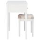 Linon Home Decor Virginia Vanity with Stool in White, , large