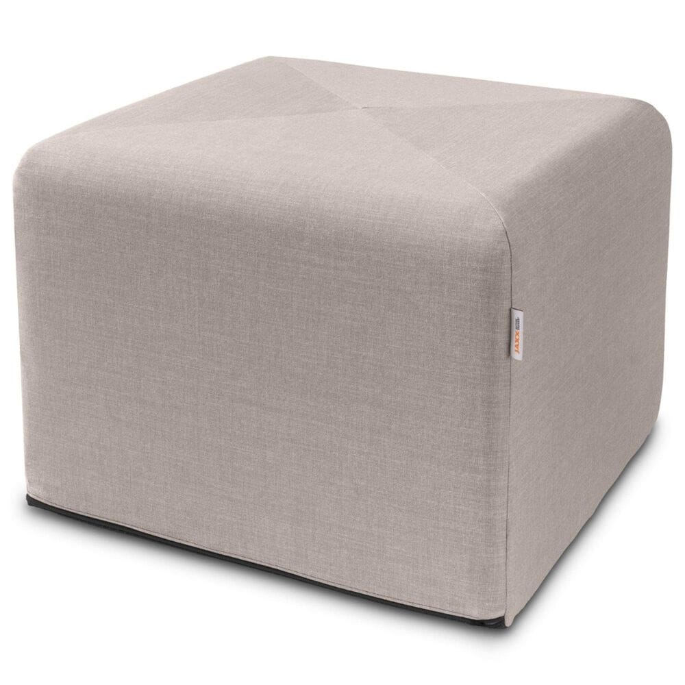 Jaxx Monroe Medium Ottoman in Shark Grey, , large