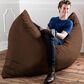 Jaxx 5.5" Pillow Bean Bag Pillow in Chocolate, , large