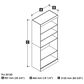 Bestar Pur Closet Organizer with 3-Drawer in Rustic Brown, , large