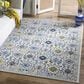 Safavieh Evoke EVK210C 4" x 6" Ivory and Blue Area Rug, , large